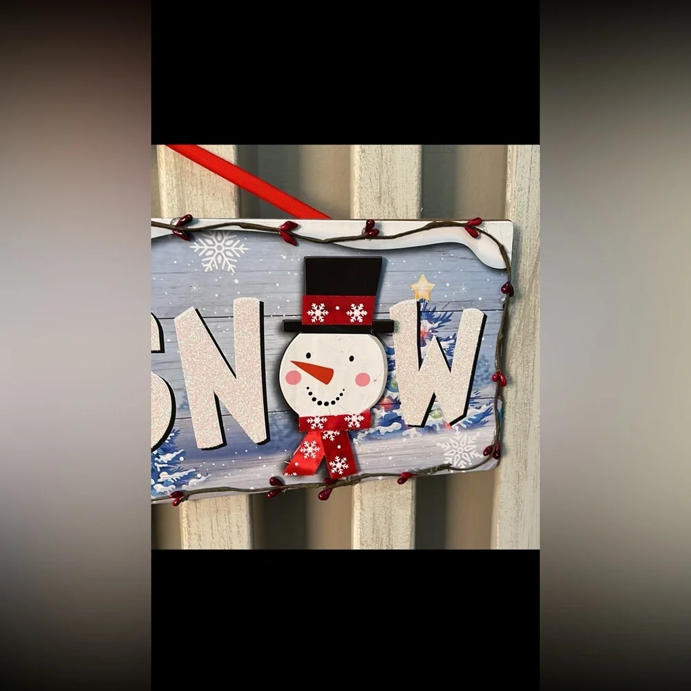 Clearance ~ ⭐️ A 2 for $14 item ⭐️ Christmas Holiday Door or Wall Hanging 🎄🆕🎄